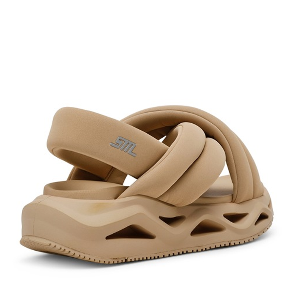 Sandale femei Steve Madden bej din material textil 1469DSHURDLE2BE