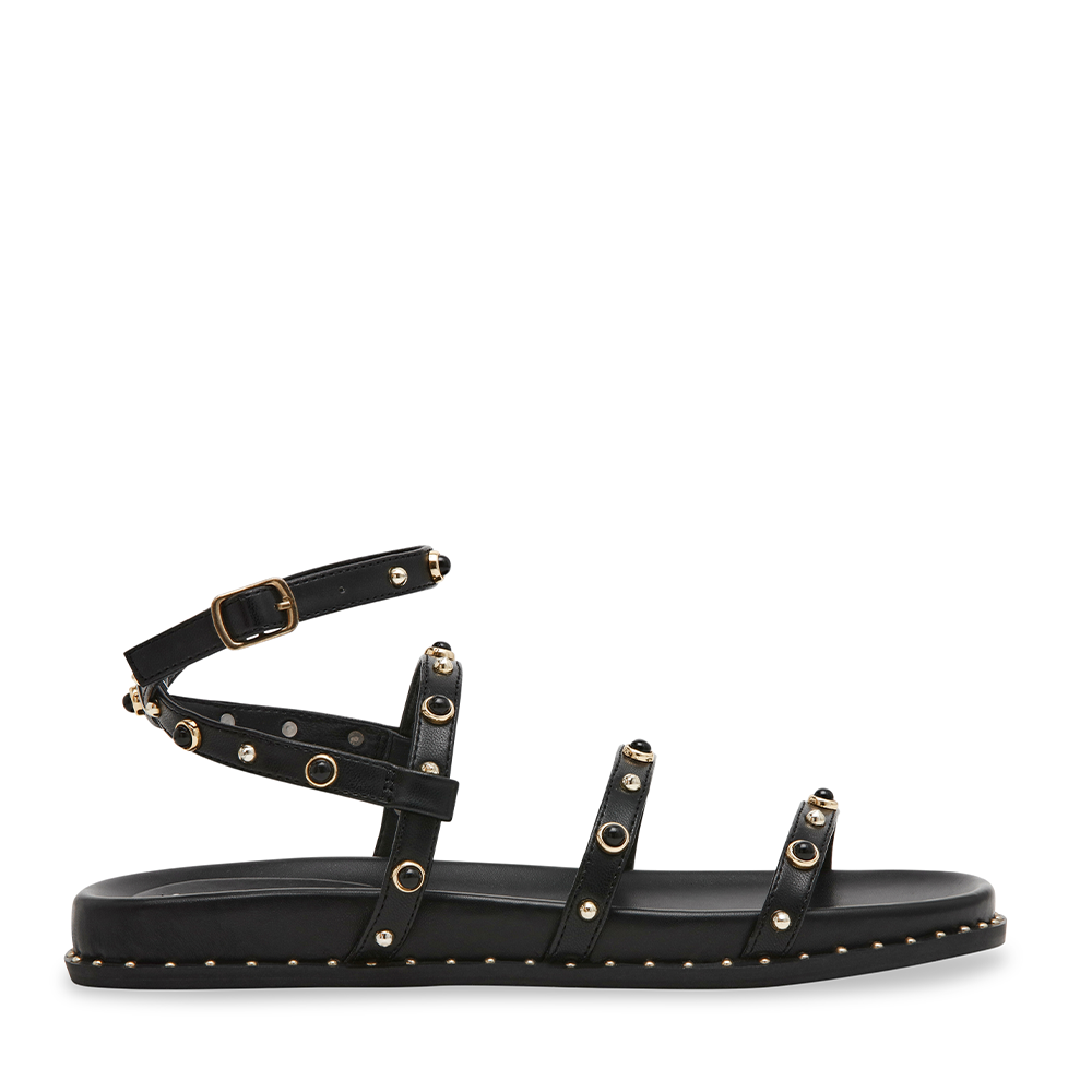 Sandale femei Steve Madden Stormie negre cu elemente deco 1469DSSTORMIEN