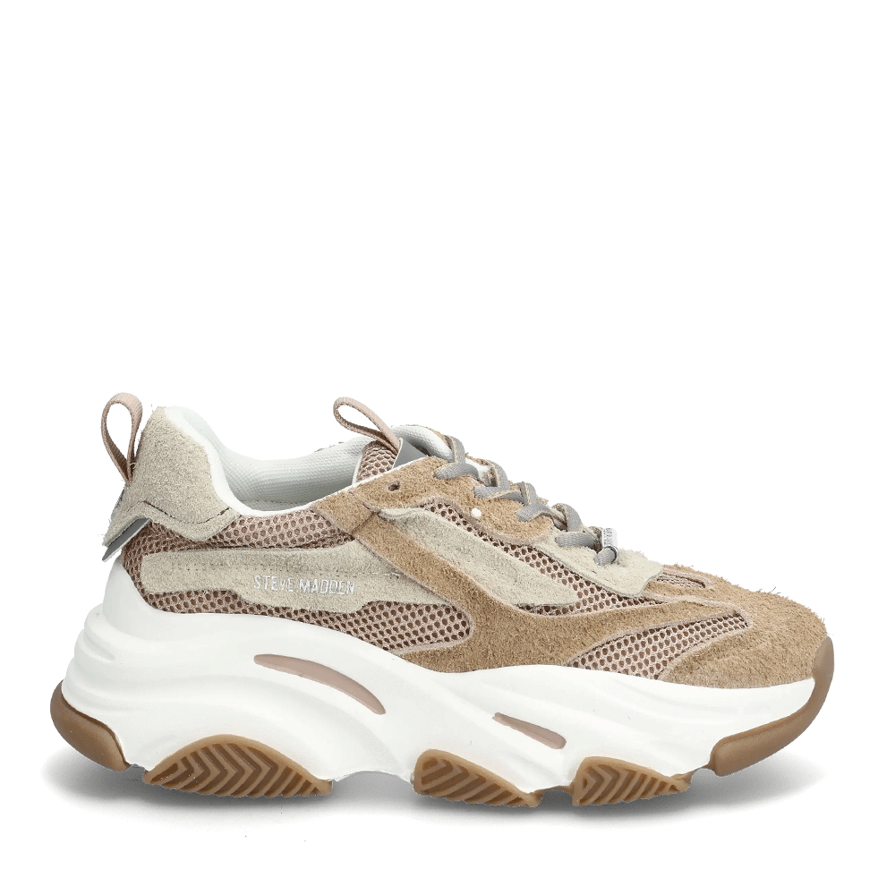 ▷◁ Steve Madden Sneakers Steve Madden Possesion maro din piele și