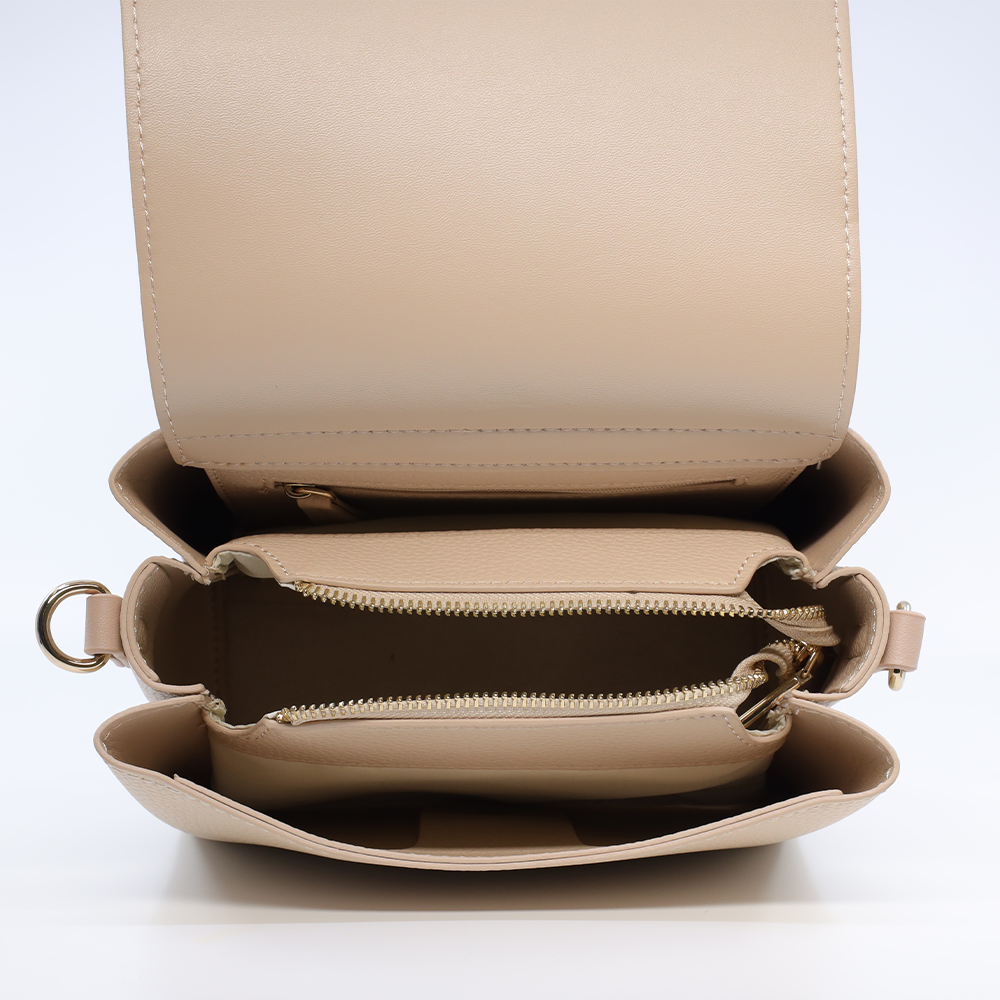 Poșetă mini satchel femei Valentino bej 1959poss5a806be